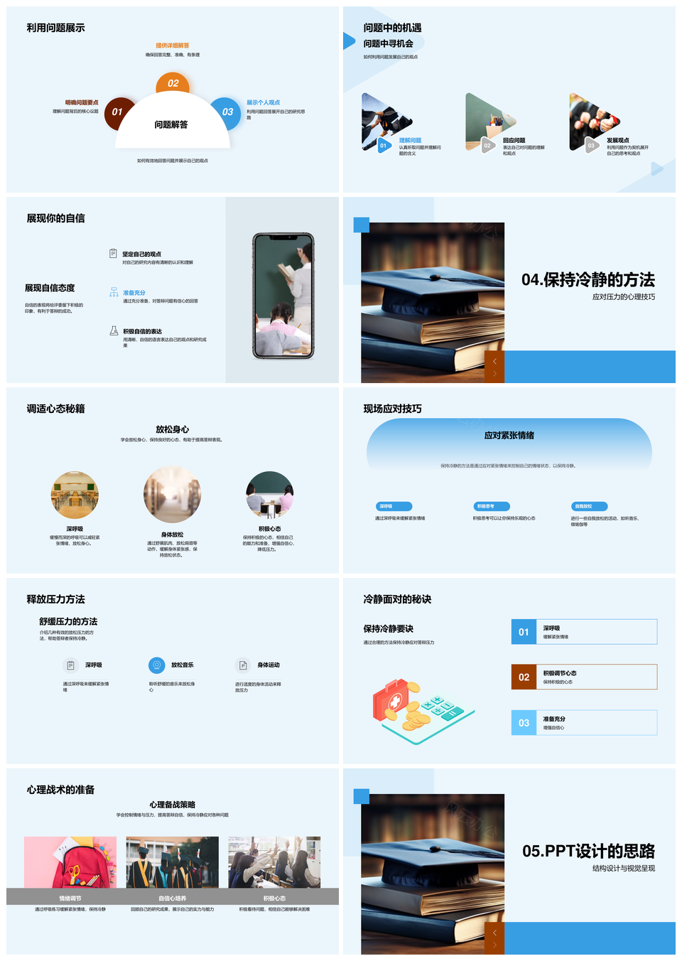 毕业答辩挑战应对技巧与深度解析PPT模板