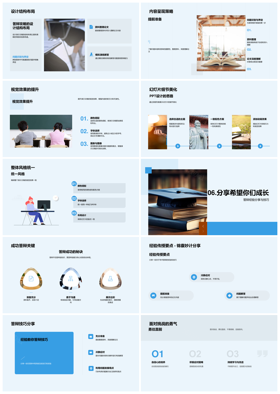 毕业答辩挑战应对技巧与深度解析PPT模板