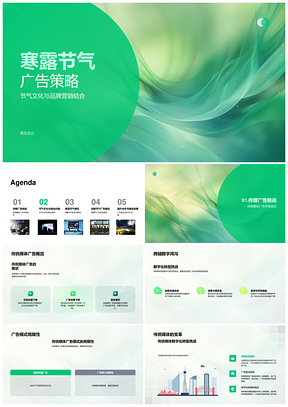 寒露节气品牌营销数字化转型策略PPT模板