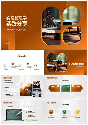实习管理实践案例与单位结构业务解析PPT模板