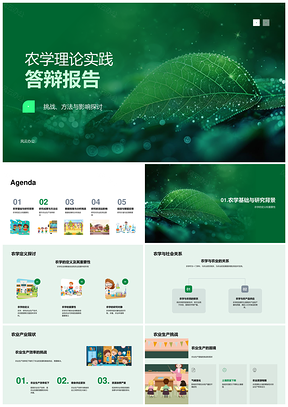 农业生产数字技术创新实验与决策方向PPT模板