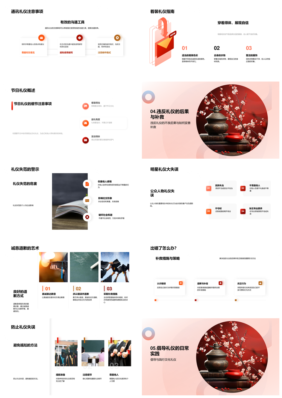 礼仪文化历史与社会多元实践指南PPT模板