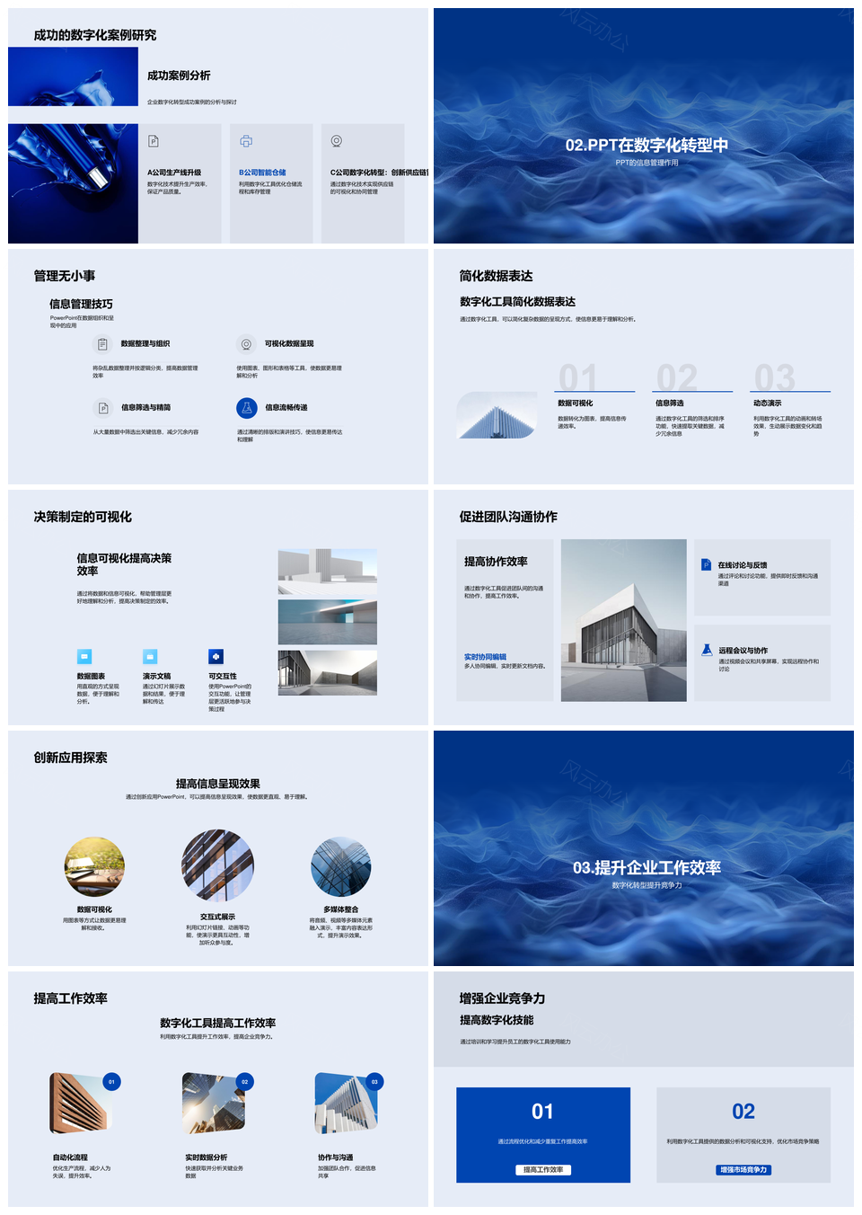 工业机械企业数字化转型增效优化实战策略PPT模板