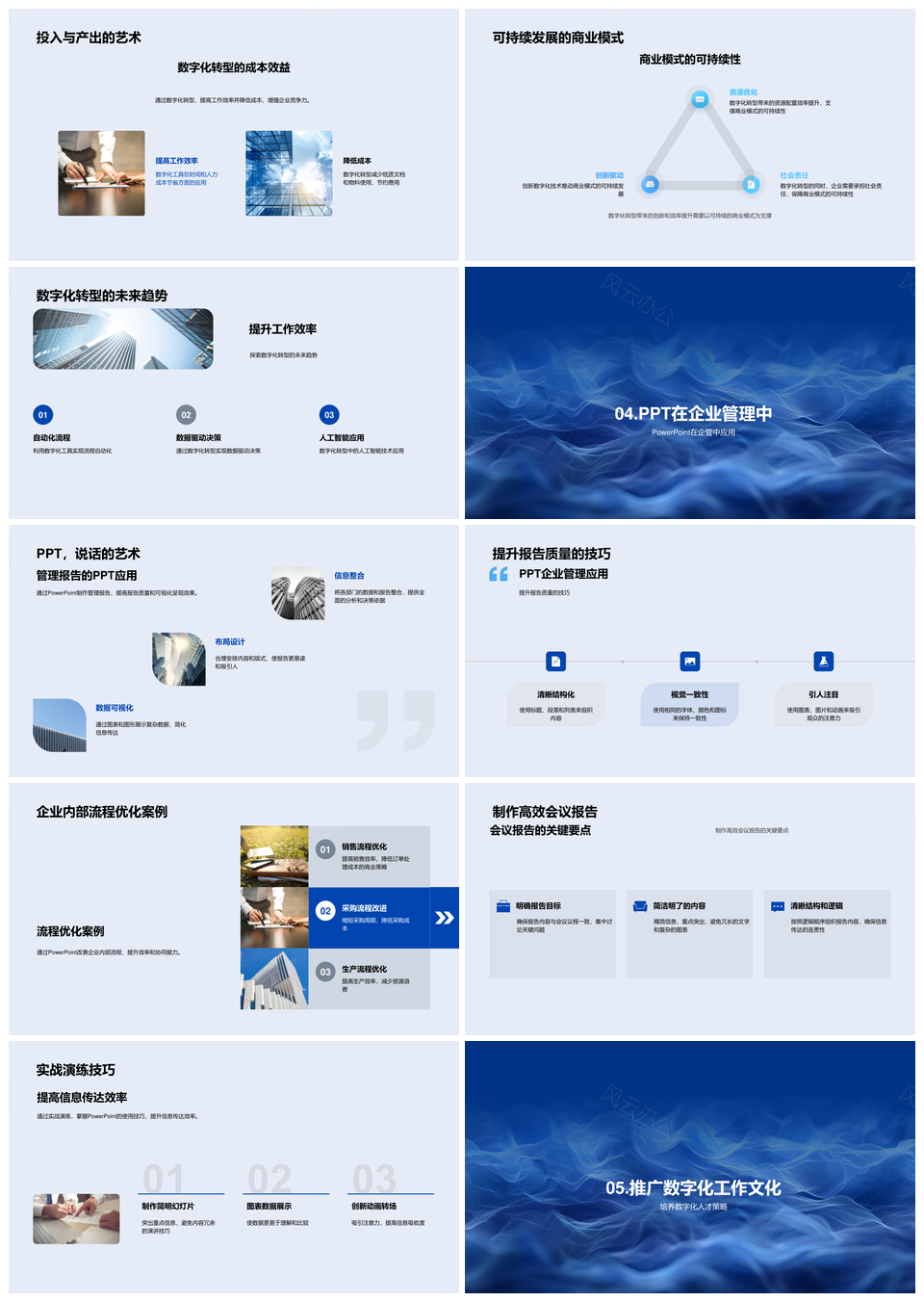 工业机械企业数字化转型增效优化实战策略PPT模板