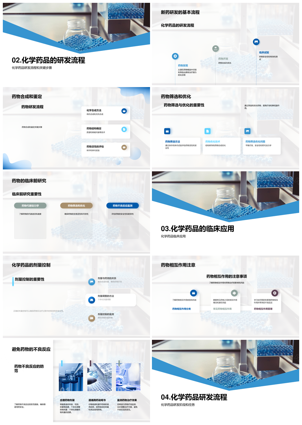 化药研发合成与临床应用医工探秘PPT模板