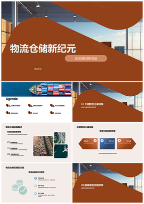 电商物流仓储市场竞争团队功能优势分析PPT模板
