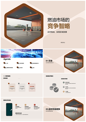 燃油市场竞争策略驱动区域经济发展PPT模板