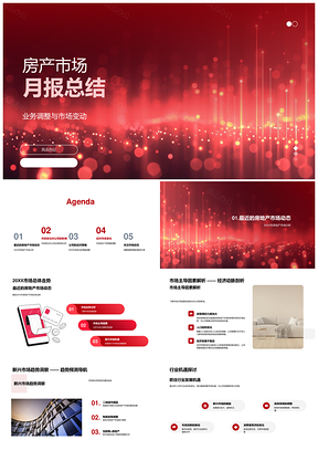 2025房地产市场趋势变化与销售策略调整影响PPT模板