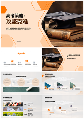 高考解题攻坚策略与基础能力提升PPT模板