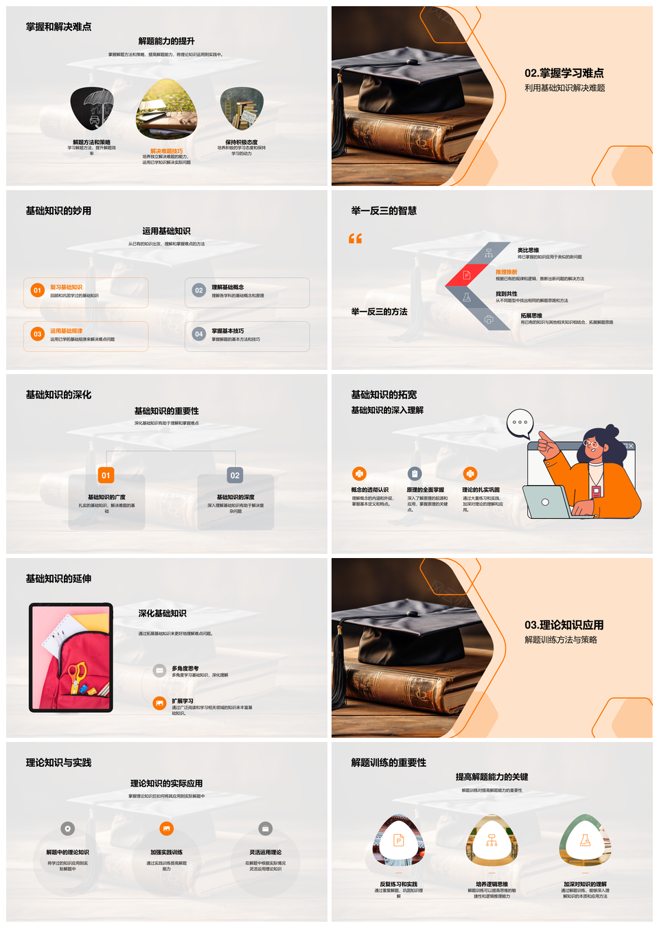 高考解题攻坚策略与基础能力提升PPT模板