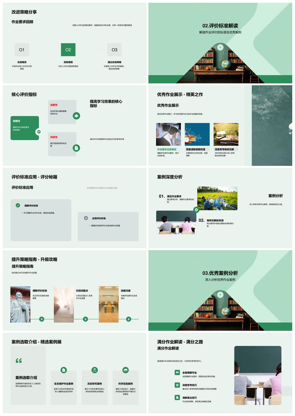 作业质量案例解析标准应用常见问题PPT模板