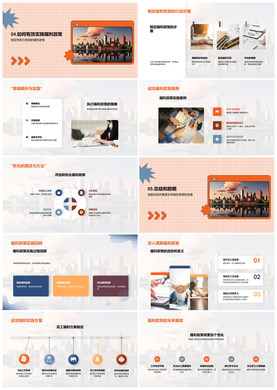 优化员工福利策略提升企业竞争力满意度忠诚度PPT模板