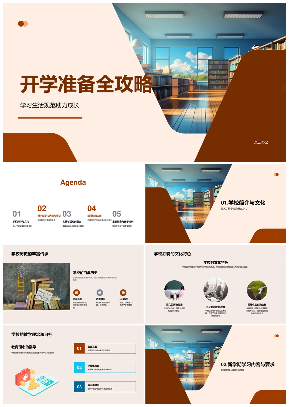 校史传承教学目标课程评估实践美德校园建设PPT模板
