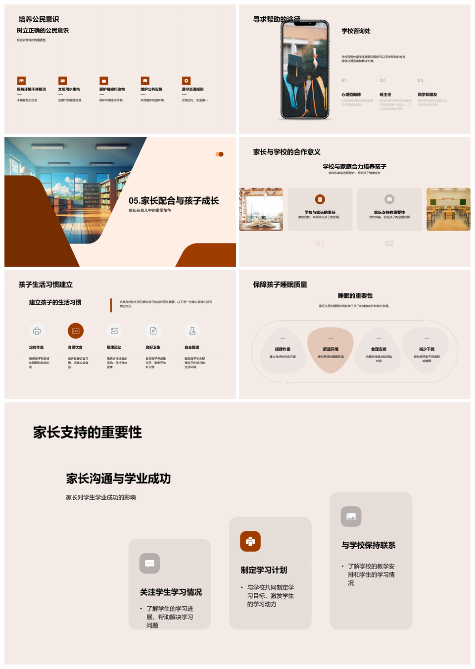 校史传承教学目标课程评估实践美德校园建设PPT模板