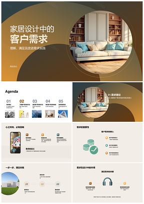 家居设计客户需求调研满足实践PPT模板