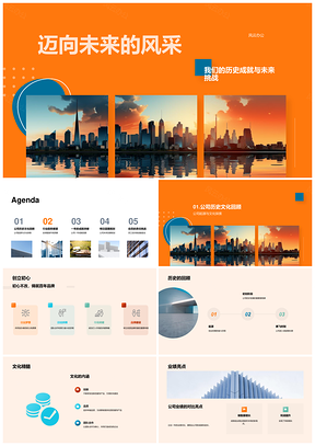 服饰传承突破全球趋势挑战机遇未来城市PPT模板