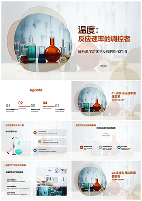 化学工程师控温调控反应速率选择性PPT模板