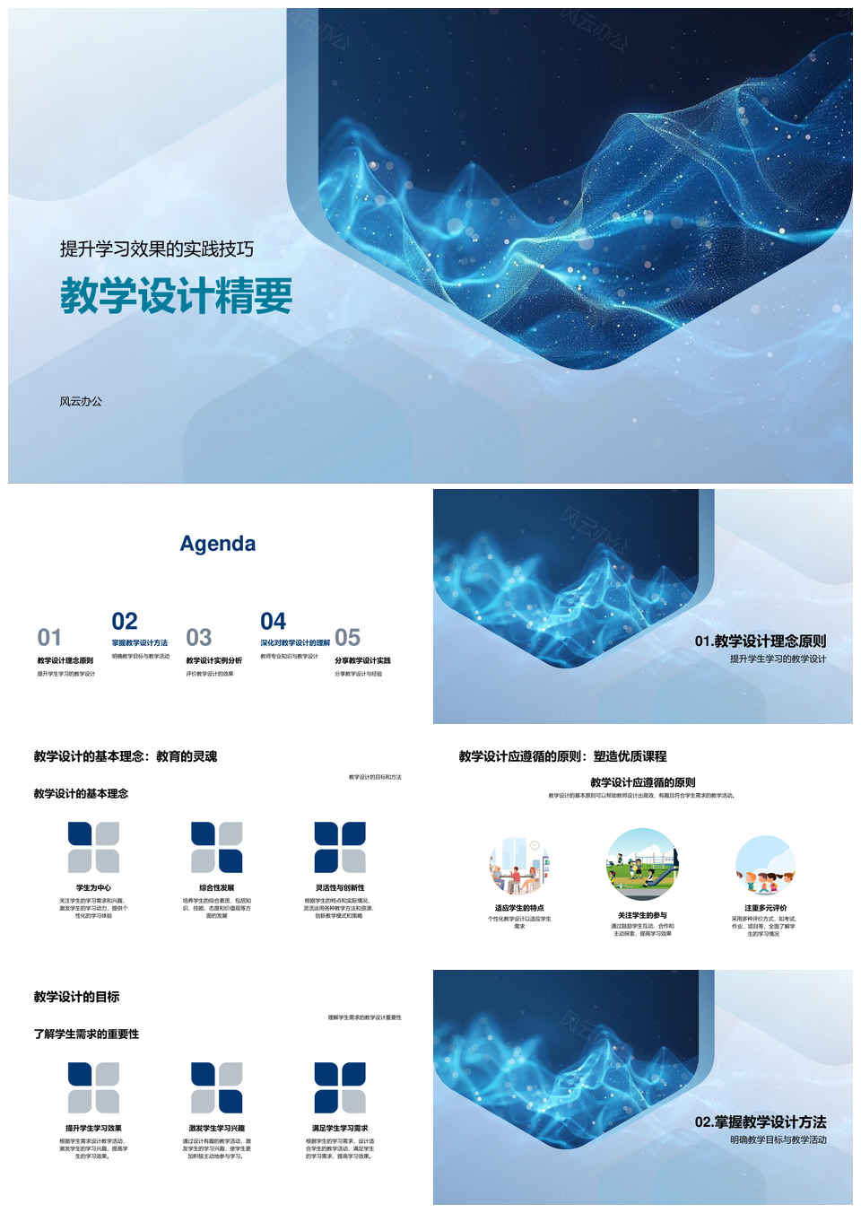 教学设计提升学习效果实践技巧教师培训PPT模板