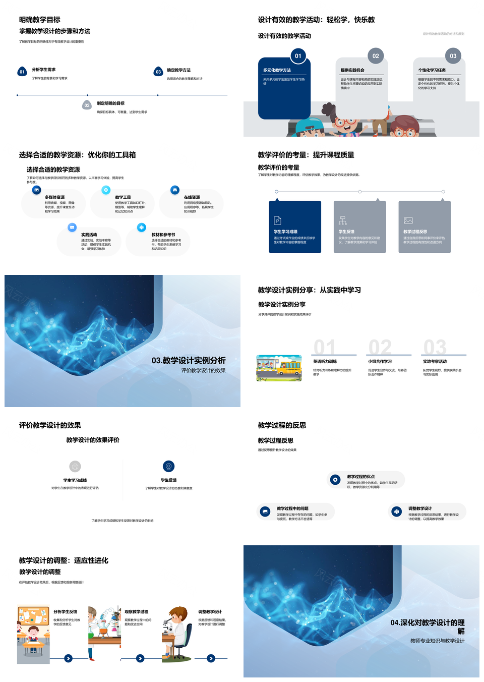 教学设计提升学习效果实践技巧教师培训PPT模板