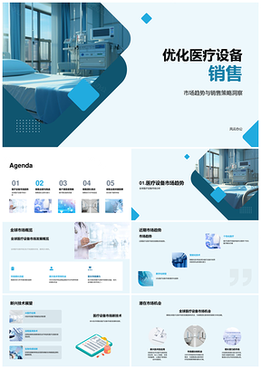医疗设备销售策略优化与新兴技术应用PPT模板