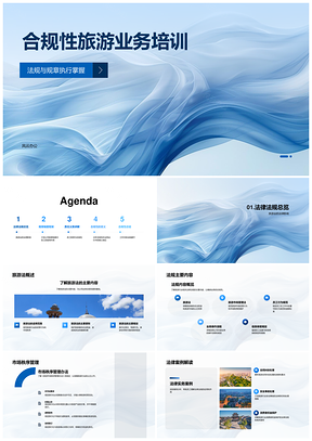 旅游法合规业务培训规范流程保密PPT模板