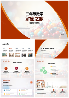 三年级数学概念运算规则学习策略PPT模板