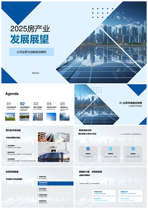 2025房产业战略规划竞争优势投资回报发展展望PPT模板