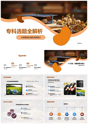 专科选题背景方法价值实践解析PPT模板