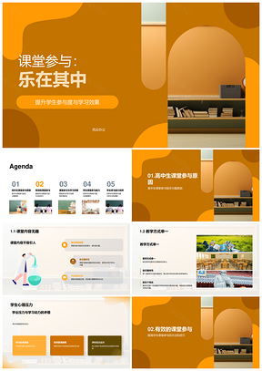 高中生课堂参与能力提升多元活动促思维PPT模板