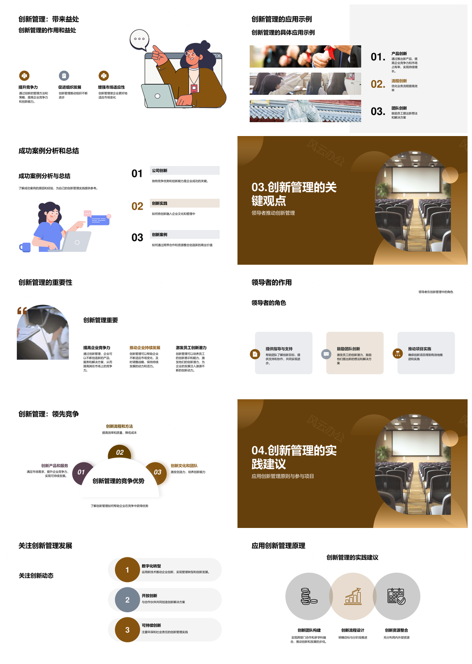 创新管理重要性专家演讲概念行业应用PPT模板