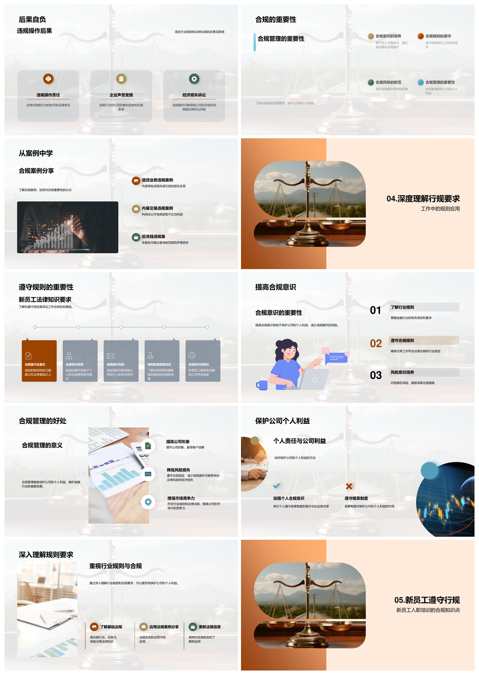 金融合规实践与行业法律法规自律PPT模板