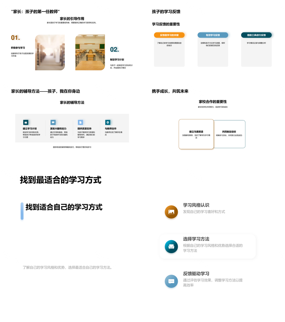 高效学习策略方法与时间管理技巧PPT模板