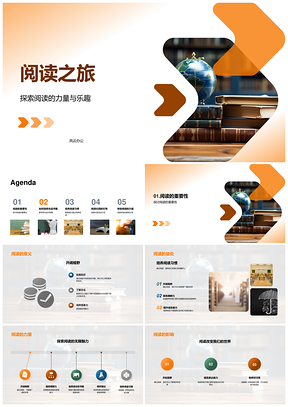 阅读力量启程习惯社团理解表达PPT模板