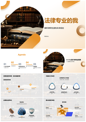 法律专业律师生涯规划与技能策略精进PPT模板