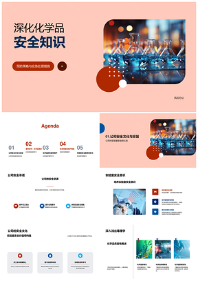 实验室化学品安全危害预防与应急处理PPT模板