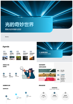 光物理传播反射定律性质来源PPT模板