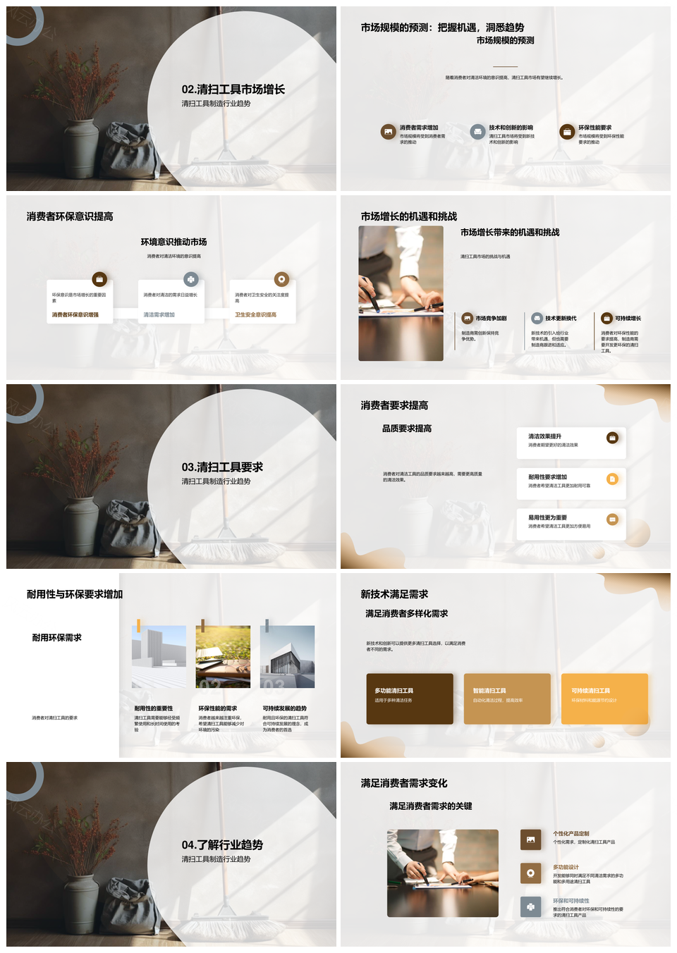 清扫工具行业趋势机遇市场规模增长解析PPT模板