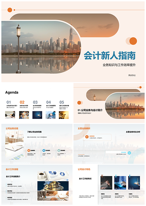 会计新人入职业务效率提升指南PPT模板