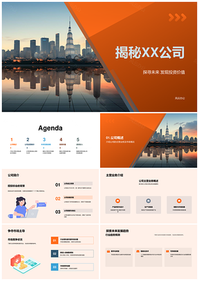 揭秘XX公司主营业务核心竞争力市场份额PPT模板