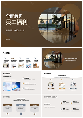 员工福利政策退休金休假管理全解析PPT模板