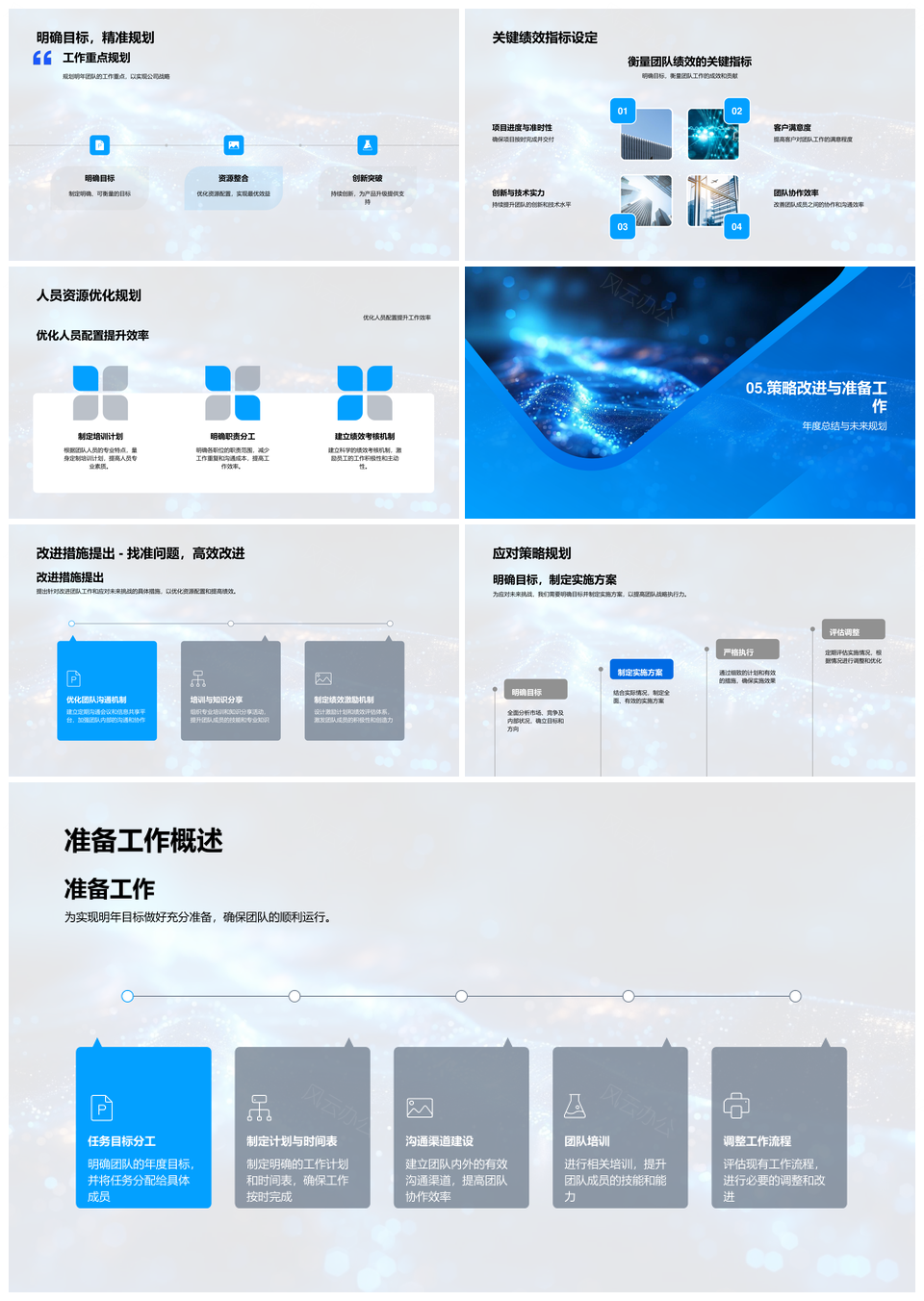 IT团队年度成果总结关键项目创新市场开拓战略支撑PPT模板