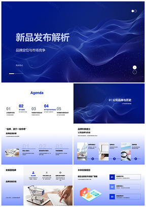 新品发布品牌定位市场竞争产品经理营销策划技术特性需求分析PPT模板