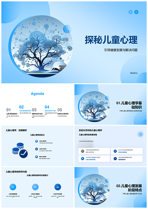 2025小学儿童心理发展与教育问题解决PPT模板