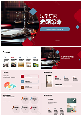 法学研究选题策略价值挑战与方法论前景PPT模板