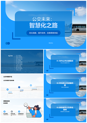 公交运输优化专家破解拥挤延误车辆线路不足PPT模板