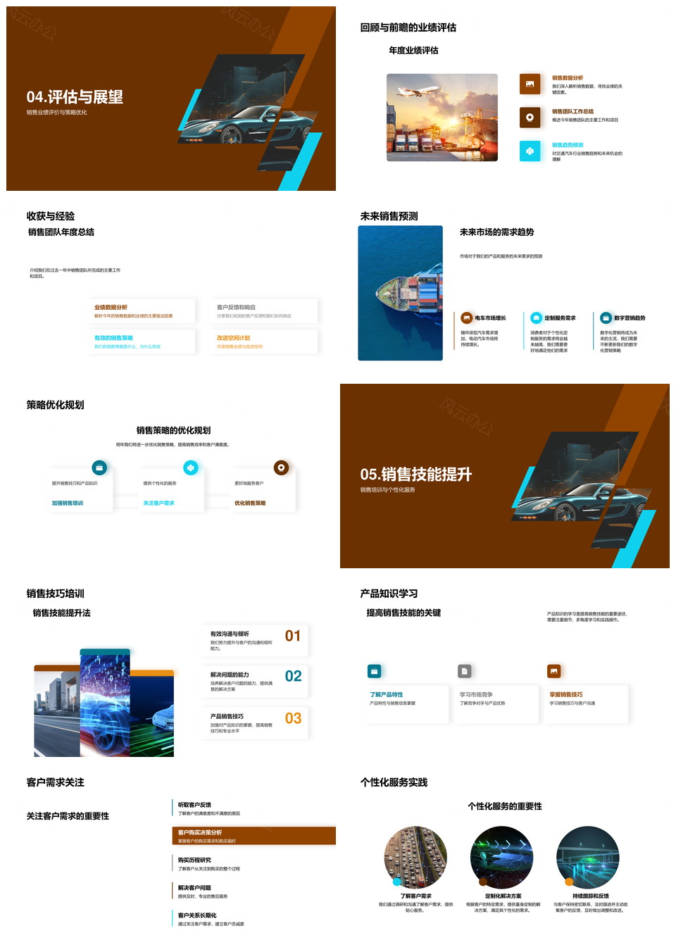 汽车销售年终策略客户反馈驱动业绩行业趋势PPT模板