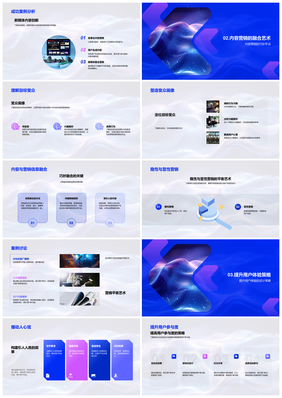 新媒体营销实战内容创新互动策略提升用户参与度PPT模板