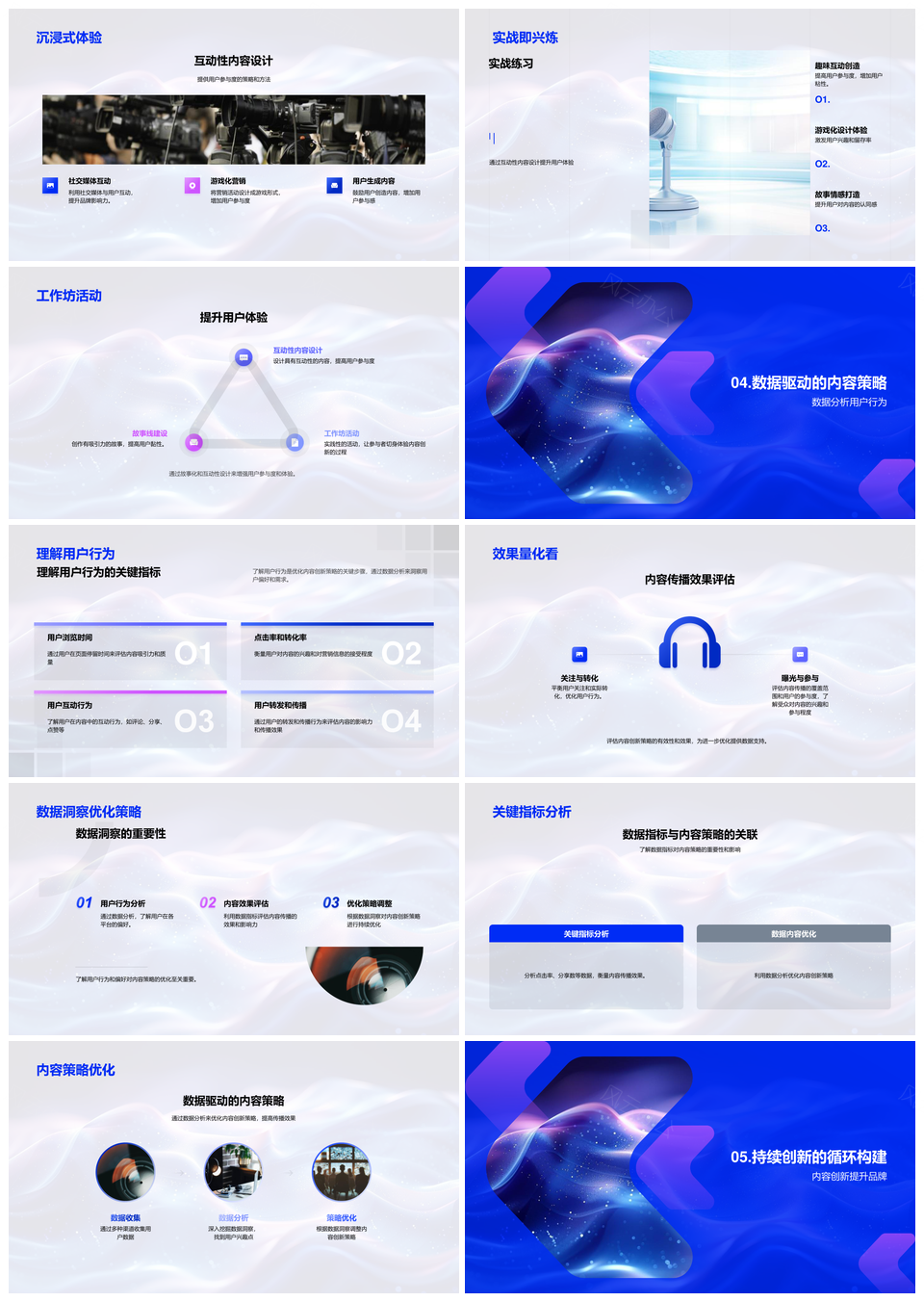 新媒体营销实战内容创新互动策略提升用户参与度PPT模板