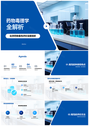 化学药物毒理评价剂量时间表现结构解析PPT模板