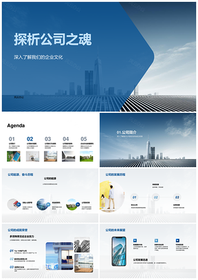 公司之魂企业文化历史价值观解析PPT模板
